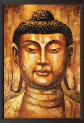 

Aabhaas Buddha Wall Poster Fine Art Print(12 inch X 18 inch, Rolled)