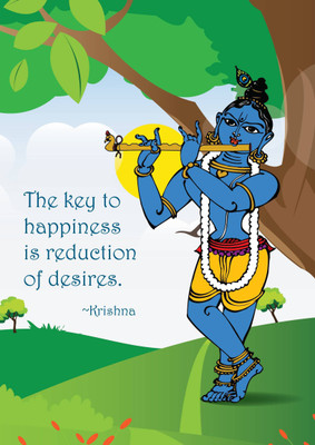 

Aabhaas Krishna Wall Poster Fine Art Print(12 inch X 18 inch, Rolled)