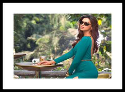 Aabhaas Deepika Padukone Wall Poster Fine Art Print(12 inch X 18 inch, Rolled)