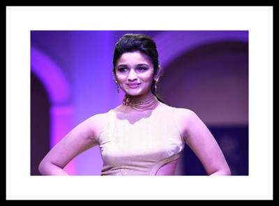 

Aabhaas Alia Bhatt Wall Poster Fine Art Print(12 inch X 18 inch, Rolled)