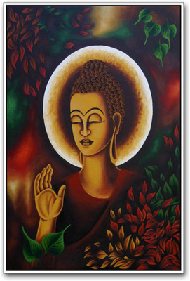 

Aabhaas Buddha Wall Poster Fine Art Print(12 inch X 18 inch, Rolled)