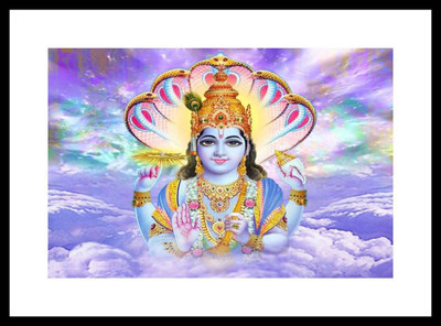 

Aabhaas Vishnu Wall Poster Fine Art Print(12 inch X 18 inch, Rolled)