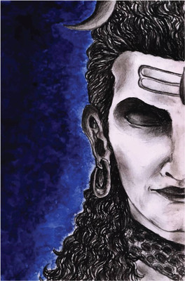 

Aabhaas Shiva Wall Poster Fine Art Print(12 inch X 18 inch, Rolled)