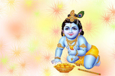 

Aabhaas Krishna Wall Poster Fine Art Print(12 inch X 18 inch, Rolled)