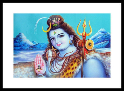 

Aabhaas Shiva Wall Poster Fine Art Print(12 inch X 18 inch, Rolled)
