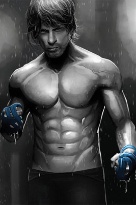

Aabhaas Shahrukh Khan Wall Poster Fine Art Print(12 inch X 18 inch, Rolled)