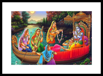

Aabhaas Krishna Wall Poster Fine Art Print(12 inch X 18 inch, Rolled)
