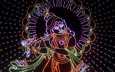 

Aabhaas Krishna Wall Poster Fine Art Print(12 inch X 18 inch, Rolled)