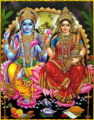 

Aabhaas Vishnu Wall Poster Fine Art Print(12 inch X 18 inch, Rolled)