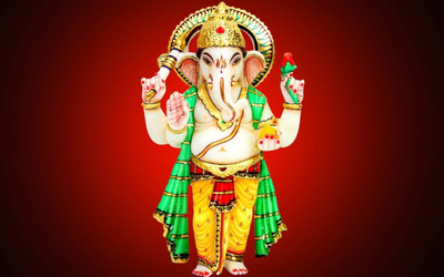 

Aabhaas Ganesha Wall Poster Fine Art Print(12 inch X 18 inch, Rolled)