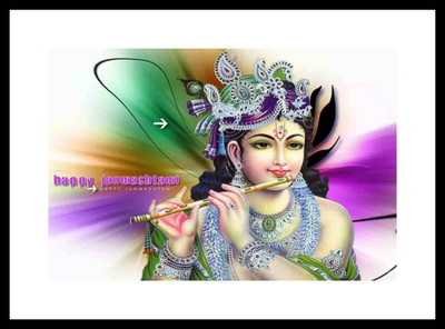 

Aabhaas Krishna Wall Poster Fine Art Print(12 inch X 18 inch, Rolled)