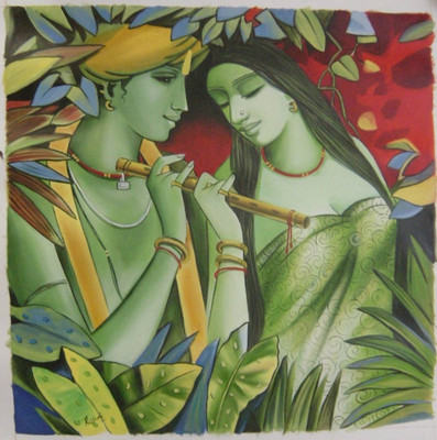 

Aabhaas Krishna Wall Poster Fine Art Print(12 inch X 18 inch, Rolled)