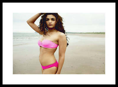 

Aabhaas Alia Bhatt Wall Poster Fine Art Print(12 inch X 18 inch, Rolled)