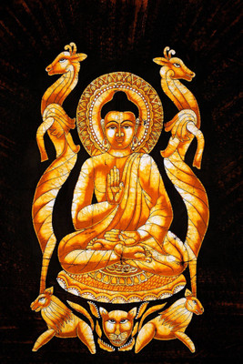 

Aabhaas Buddha Wall Poster Fine Art Print(12 inch X 18 inch, Rolled)