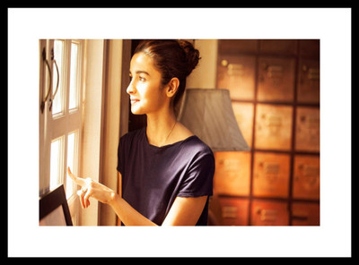 

Aabhaas Alia Bhatt Wall Poster Fine Art Print(12 inch X 18 inch, Rolled)