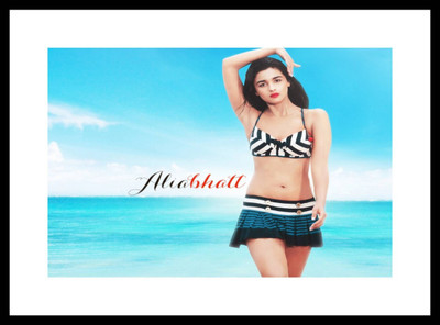 

Aabhaas Alia Bhatt Wall Poster Fine Art Print(12 inch X 18 inch, Rolled)