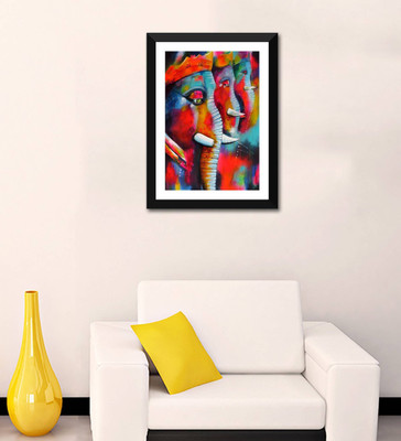 

Aabhaas Ganesha Wall Poster Fine Art Print(12 inch X 18 inch, Rolled)