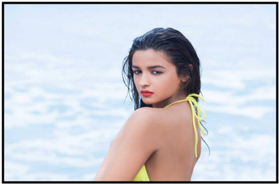 

Aabhaas Alia Bhatt Wall Poster Fine Art Print(12 inch X 18 inch, Rolled)