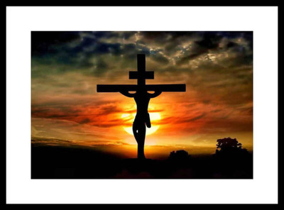 

Aabhaas Jesus Christ Wall Poster Fine Art Print(12 inch X 18 inch, Rolled)