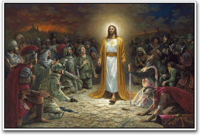 

Aabhaas Jesus Christ Wall Poster Fine Art Print(12 inch X 18 inch, Rolled)