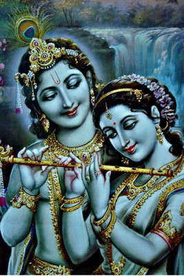 

Aabhaas Krishna Wall Poster Fine Art Print(12 inch X 18 inch, Rolled)