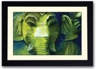 

Aabhaas Ganesha Wall Poster Fine Art Print(12 inch X 18 inch, Rolled)