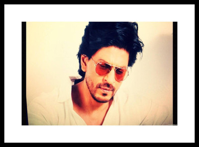 Aabhaas Shahrukh Khan Wall Poster Fine Art Print(12 inch X 18 inch, Rolled)