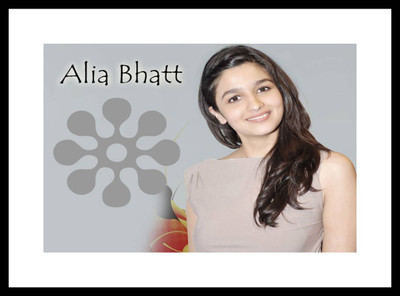 

Aabhaas Alia Bhatt Wall Poster Fine Art Print(12 inch X 18 inch, Rolled)