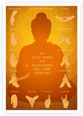 

Aabhaas Buddha Wall Poster Fine Art Print(12 inch X 18 inch, Rolled)