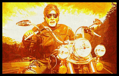 

Aabhaas Amitabh Bachhan Wall Poster Fine Art Print(12 inch X 18 inch, Rolled)