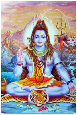 

Aabhaas Shiva Wall Poster Fine Art Print(12 inch X 18 inch, Rolled)