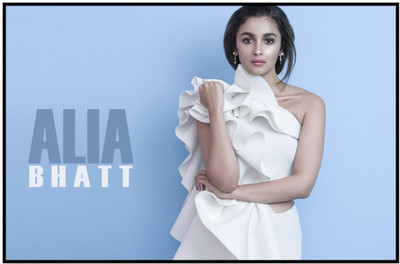 

Aabhaas Alia Bhatt Wall Poster Fine Art Print(12 inch X 18 inch, Rolled)