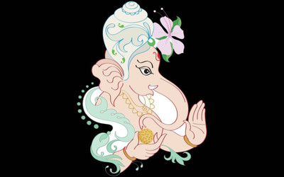 

Aabhaas Ganesha Wall Poster Fine Art Print(12 inch X 18 inch, Rolled)