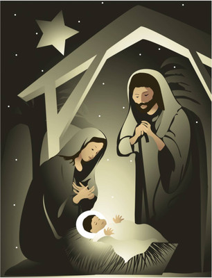 

Aabhaas Jesus Christ Wall Poster Fine Art Print(12 inch X 18 inch, Rolled)