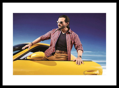 Aabhaas Saif Ali Khan Wall Poster Fine Art Print(12 inch X 18 inch, Rolled)
