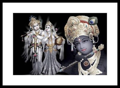 

Aabhaas Krishna Wall Poster Fine Art Print(12 inch X 18 inch, Rolled)