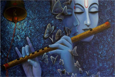 

Aabhaas Krishna Wall Poster Fine Art Print(12 inch X 18 inch, Rolled)