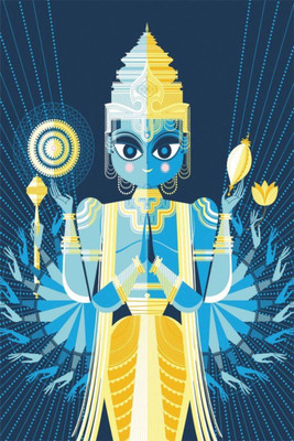

Aabhaas Vishnu Wall Poster Fine Art Print(12 inch X 18 inch, Rolled)