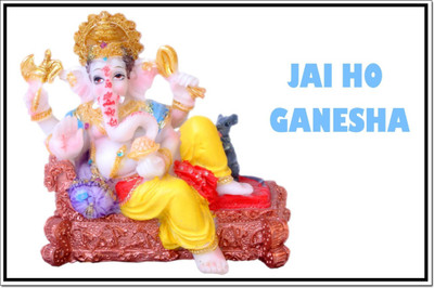 

Aabhaas Ganesha Wall Poster Fine Art Print(12 inch X 18 inch, Rolled)