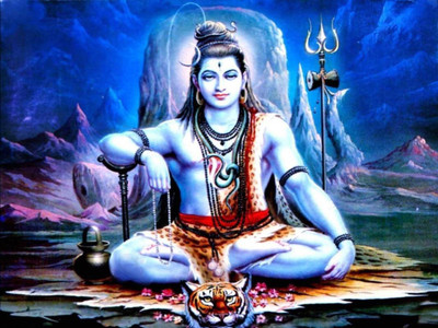 

Aabhaas Shiva Wall Poster Fine Art Print(12 inch X 18 inch, Rolled)