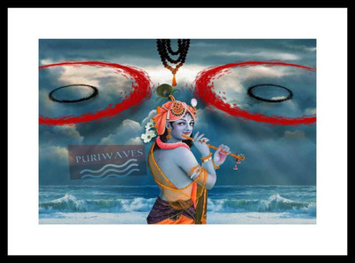 

Aabhaas Krishna Wall Poster Fine Art Print(12 inch X 18 inch, Rolled)