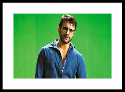 Aabhaas Saif Ali Khan Wall Poster Fine Art Print(12 inch X 18 inch, Rolled)