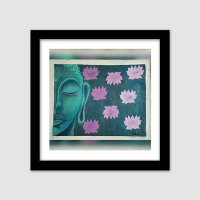 

Aabhaas Buddha Wall Poster Fine Art Print(12 inch X 18 inch, Rolled)