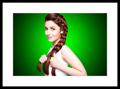 

Aabhaas Alia Bhatt Wall Poster Fine Art Print(12 inch X 18 inch, Rolled)