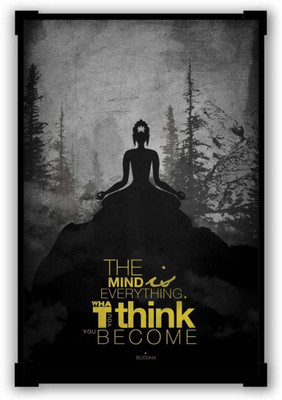

Aabhaas Buddha Wall Poster Fine Art Print(12 inch X 18 inch, Rolled)