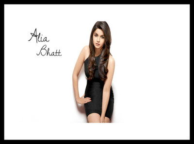 

Aabhaas Alia Bhatt Wall Poster Fine Art Print(12 inch X 18 inch, Rolled)