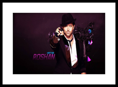 

Aabhaas Hrithik Roshan Wall Poster Fine Art Print(12 inch X 18 inch, Rolled)