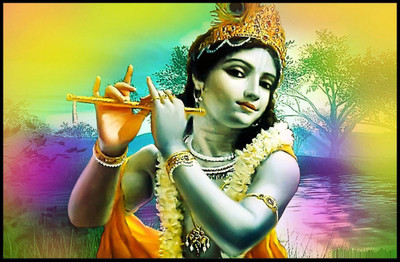 

Aabhaas Krishna Wall Poster Fine Art Print(12 inch X 18 inch, Rolled)