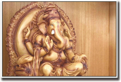 

Aabhaas Ganesha Wall Poster Fine Art Print(12 inch X 18 inch, Rolled)