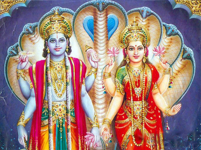 

Aabhaas Vishnu Wall Poster Fine Art Print(12 inch X 18 inch, Rolled)